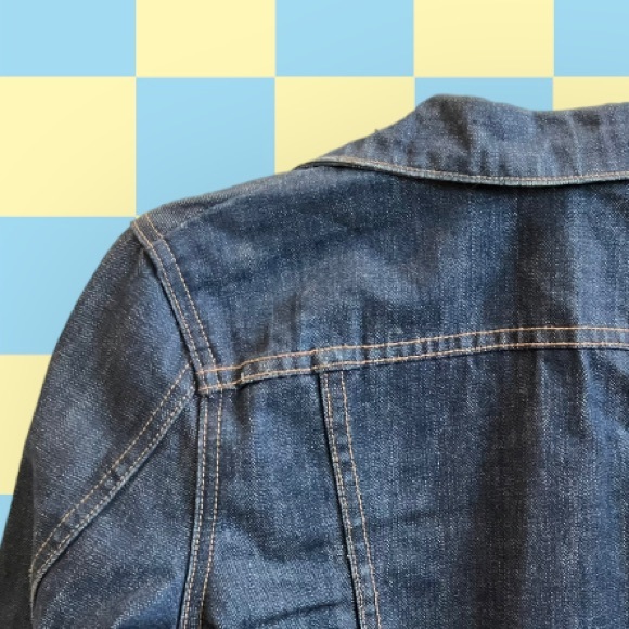 Vintage J.Crew Jean Jacket Dark Rinse (Circa 2000) women's - Picture 6 of 16